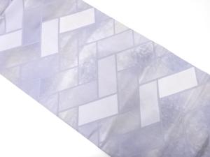 引箔　桧垣模様織り出し　名古屋帯